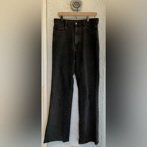 Zara Women's Dark Charcoal Straight Jeans